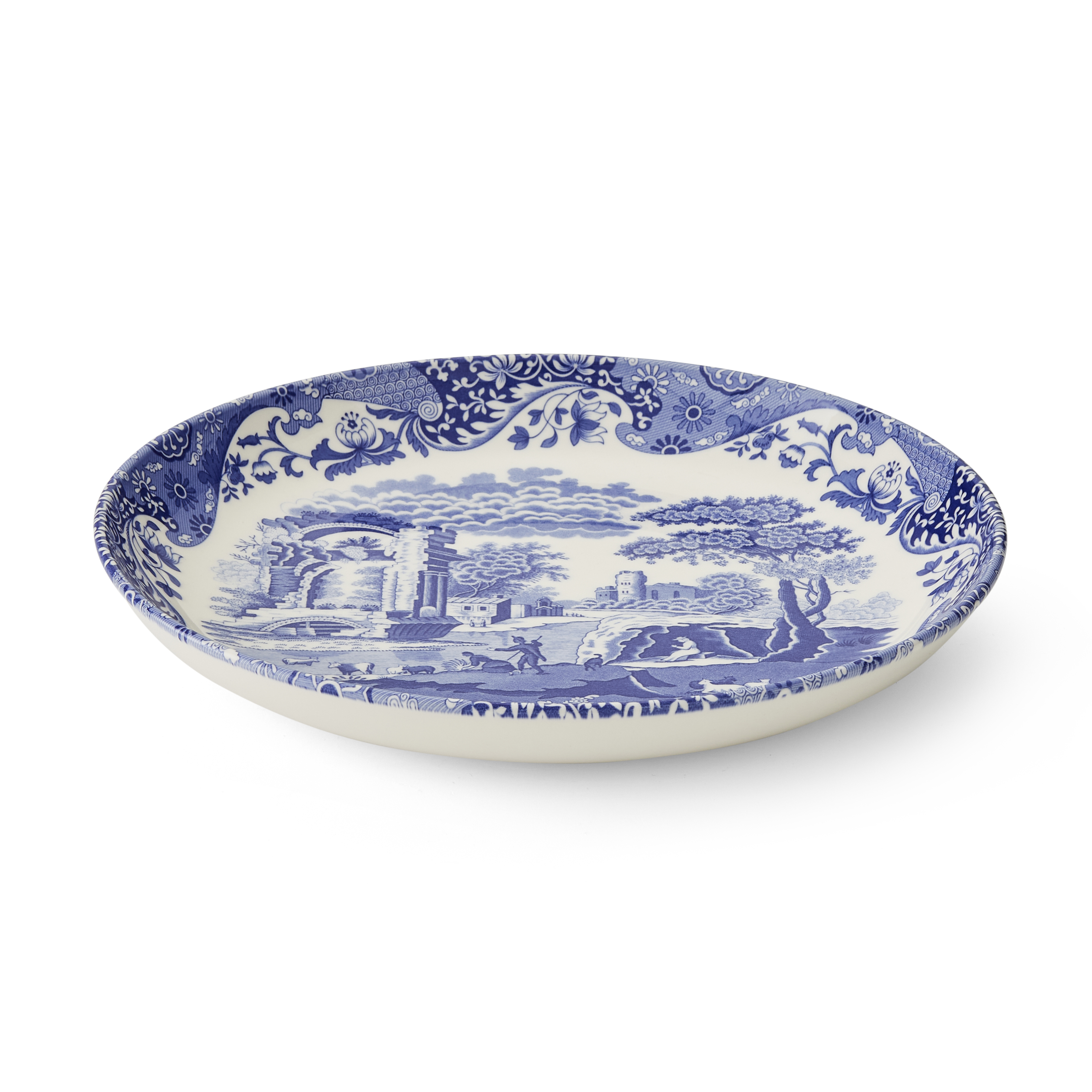 Blue Italian Pasta Serving Bowl (12 Inch) image number null